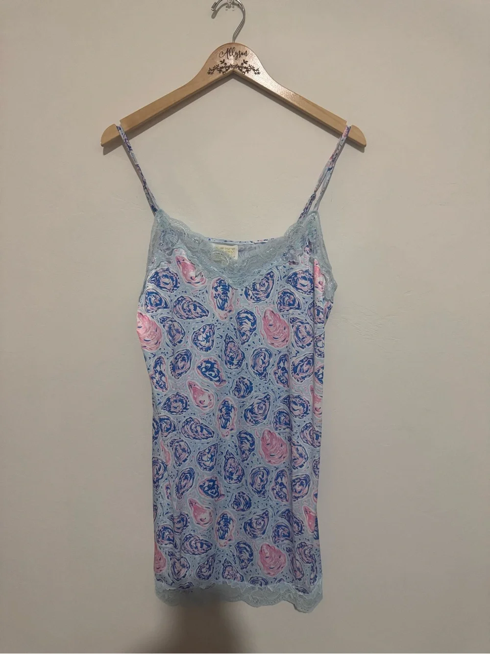 SIMPLY SOUTHERN ROBE & Night GownBLUE & Pink & WHITE Oyster SIZE Medium